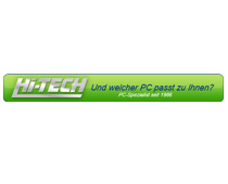 Das Logo von Hi-Tech. Ein PC und Game-Shop aus Österreich. Hier PC-Fokus-Ein Kunde im Relaunch von Userfriend Usability Agentur, auf userfriend.de