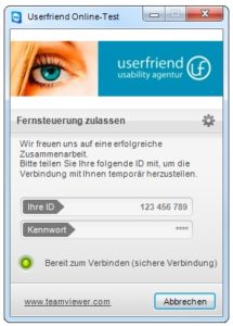Online-Verbindung-userfriend